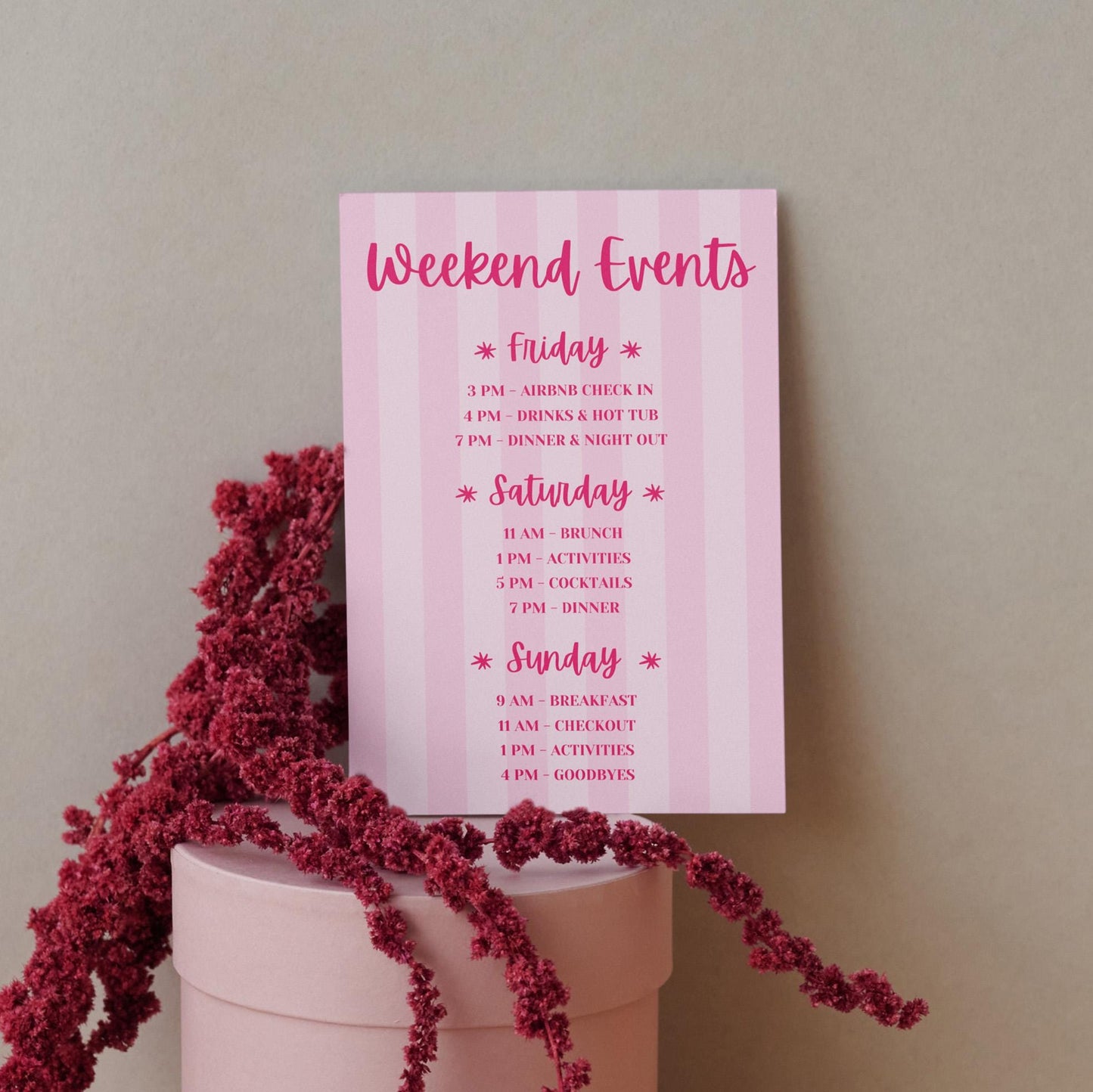 A digital Hen Do Invite Proposal Card. Fully Customisable and custom to you event. All you need is canva to pick your text, colours and style. Perfect for Hen do Hens Party Bridal Invitations.