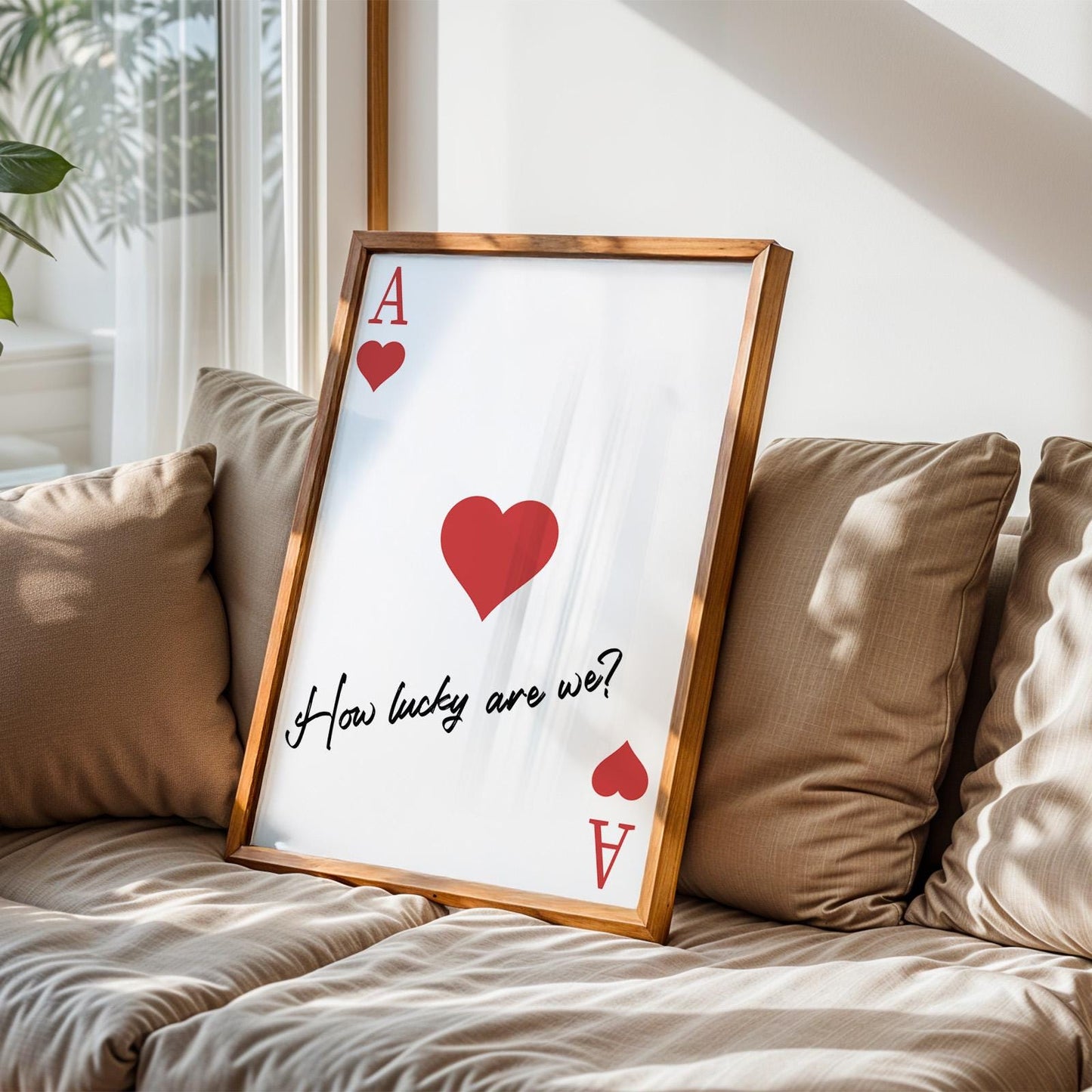 Romantic digital print with red hearts and music lyric instant download for Western or rodeo-style decor