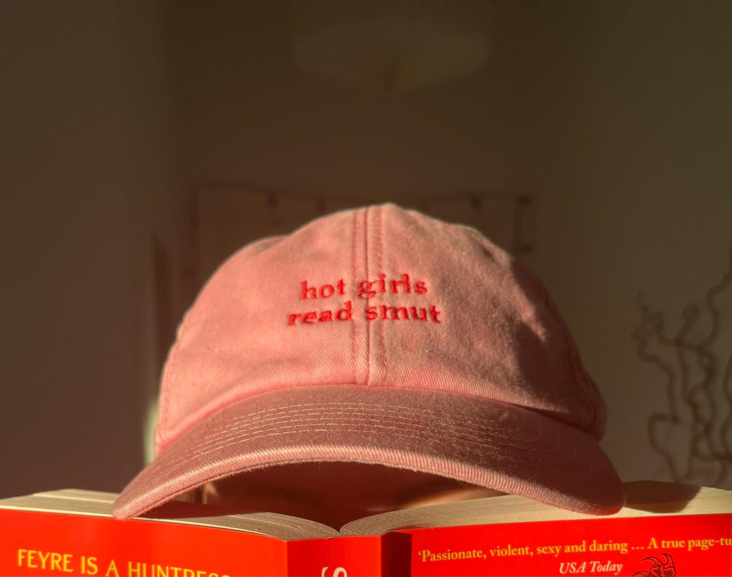 Bookish trendy cap for literature readers, great for BookTok fans.