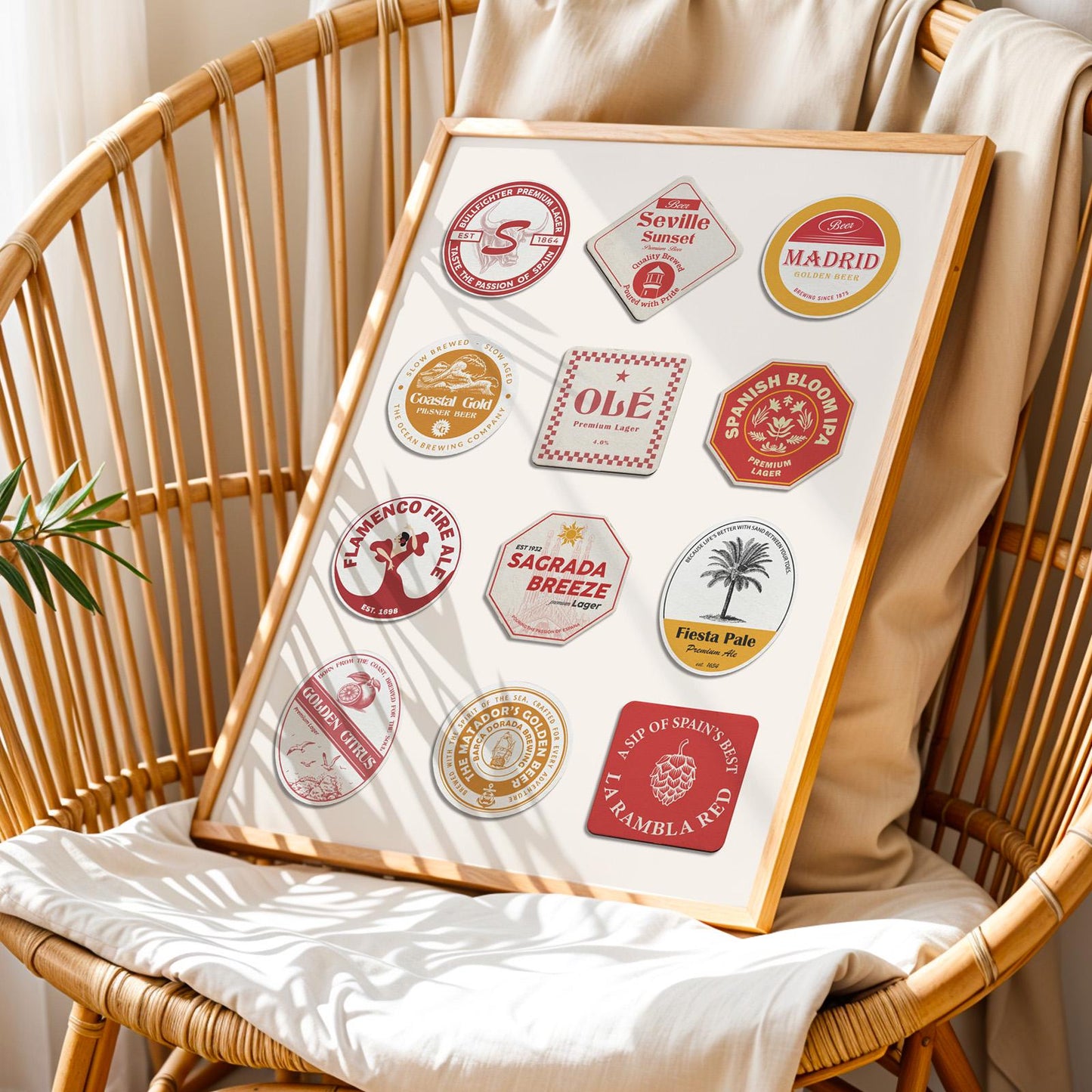 Printable traveller pub print digital art with cities and traditions. Perfect gift for travellers, pubs, and beer lovers.