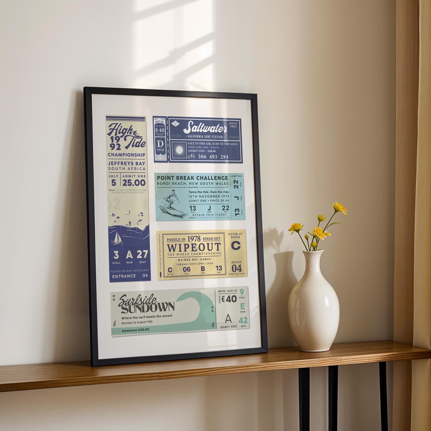 trendy minimal scandi stylish print gift idea for coast lovers
