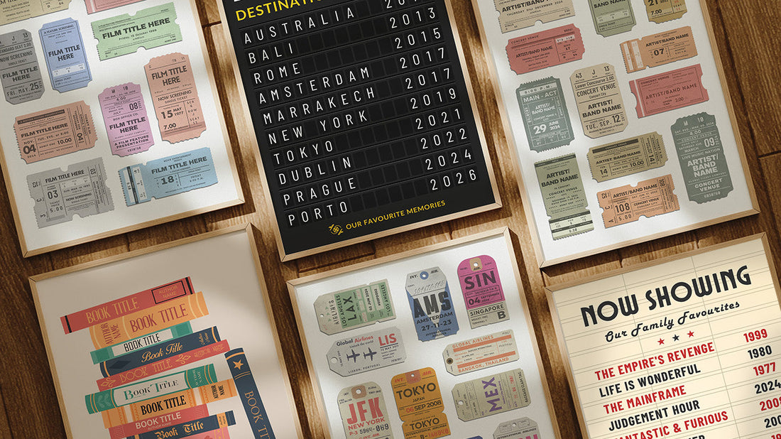 collection of custom posters by SubtlyPrints