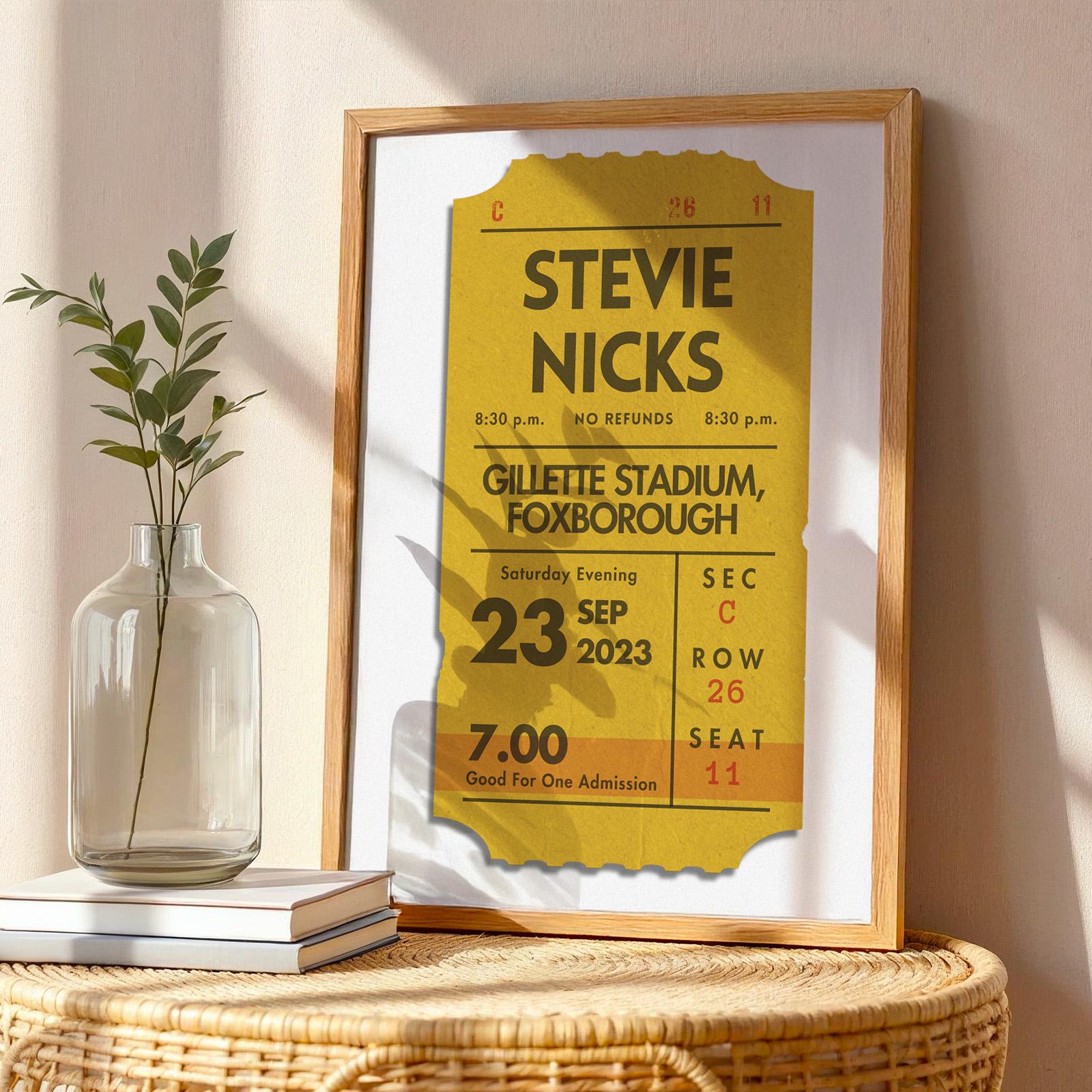 rich colourful digital concerts print, custom single event design, perfect music-themed gift.