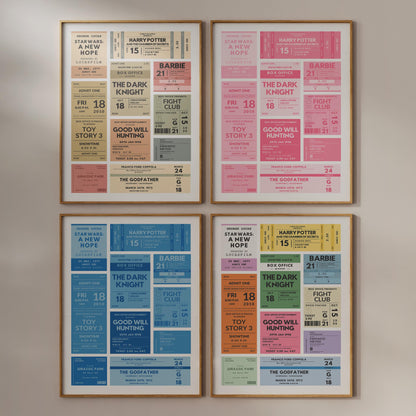Digital download of vintage movies art, perfect printable anniversary or birthday gift.