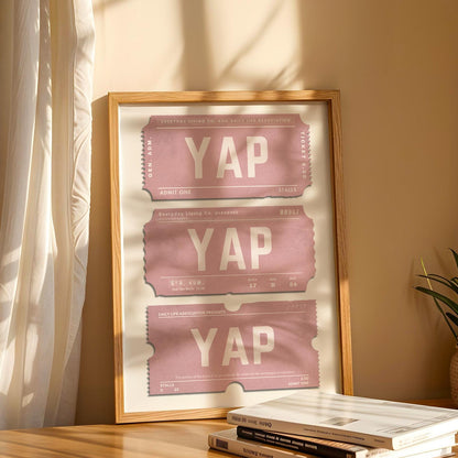 A girls funny wall art an ideal gift idea