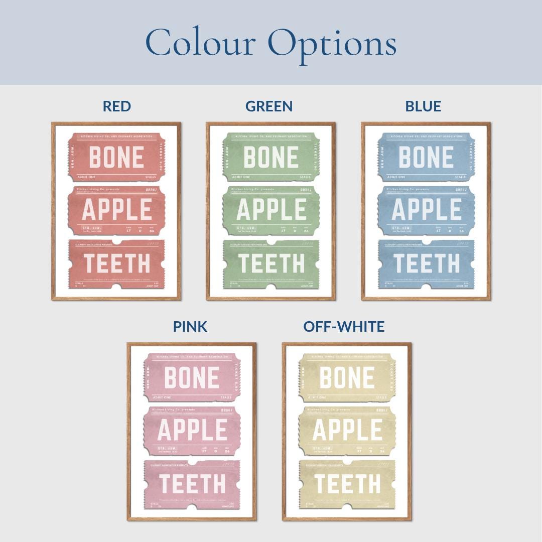colour choices for this print are blue, red, green, pink and off white