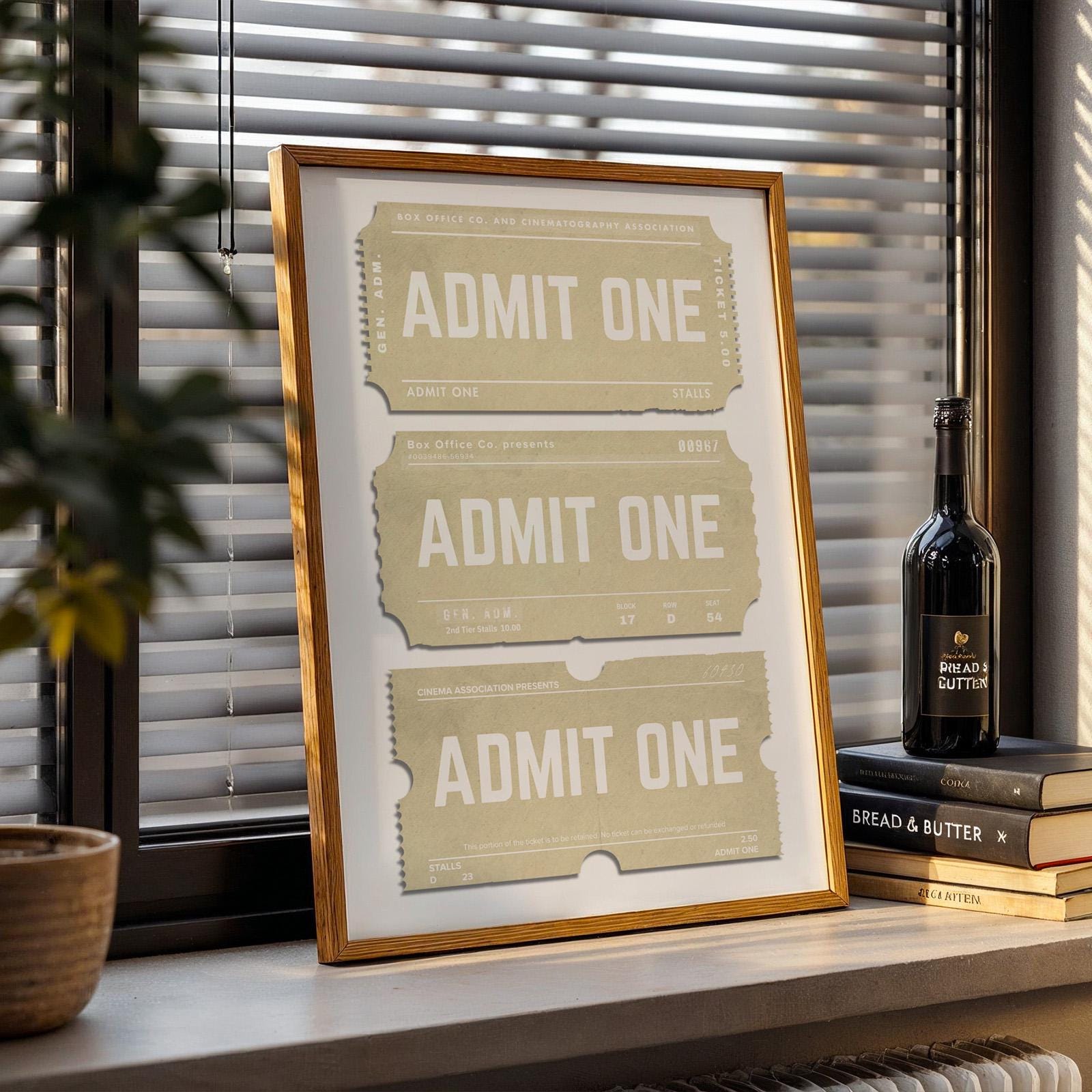 a printable poster with colour options. quick affordable and easy.