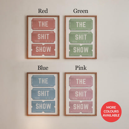 off white cream colour minimal art of a worn nostalgic events print with a funny saying