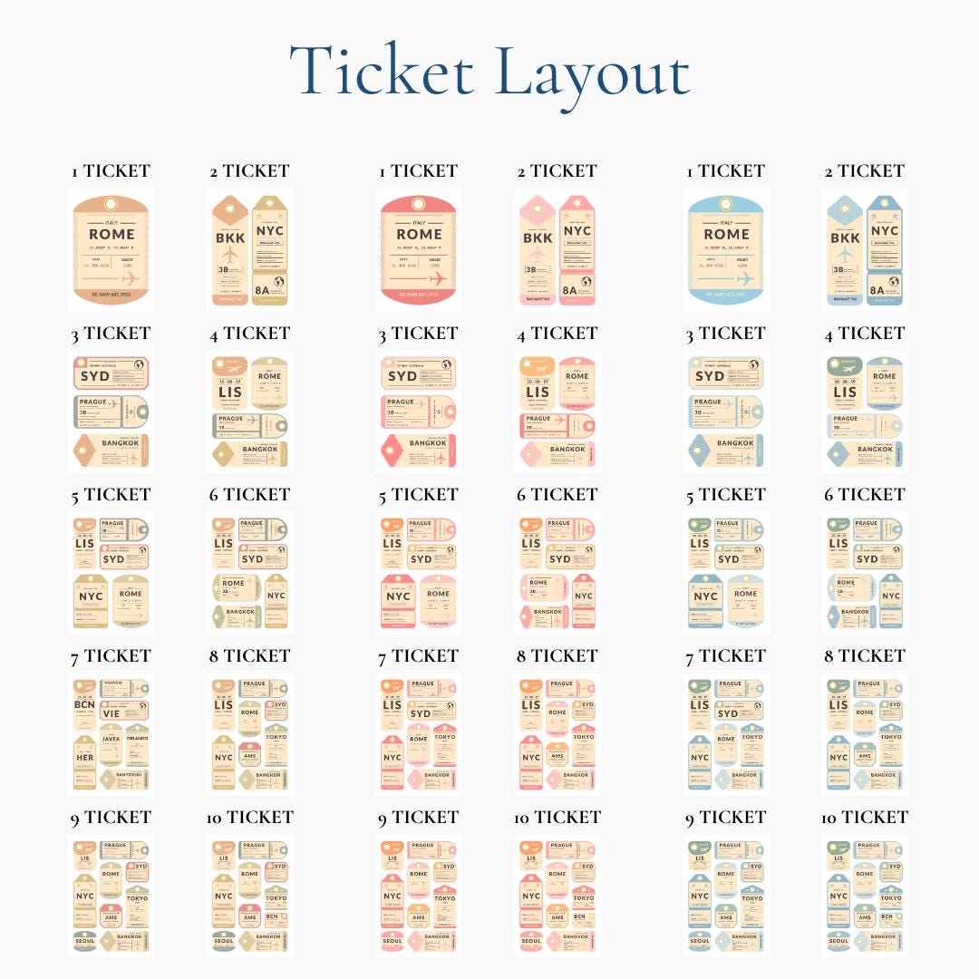Vintage airport tags framed poster can have up to 10 luggage tag stubs on it for all of your travels and holidays.