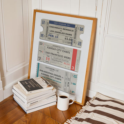 a customisable framed poster for man cave, office or bar.