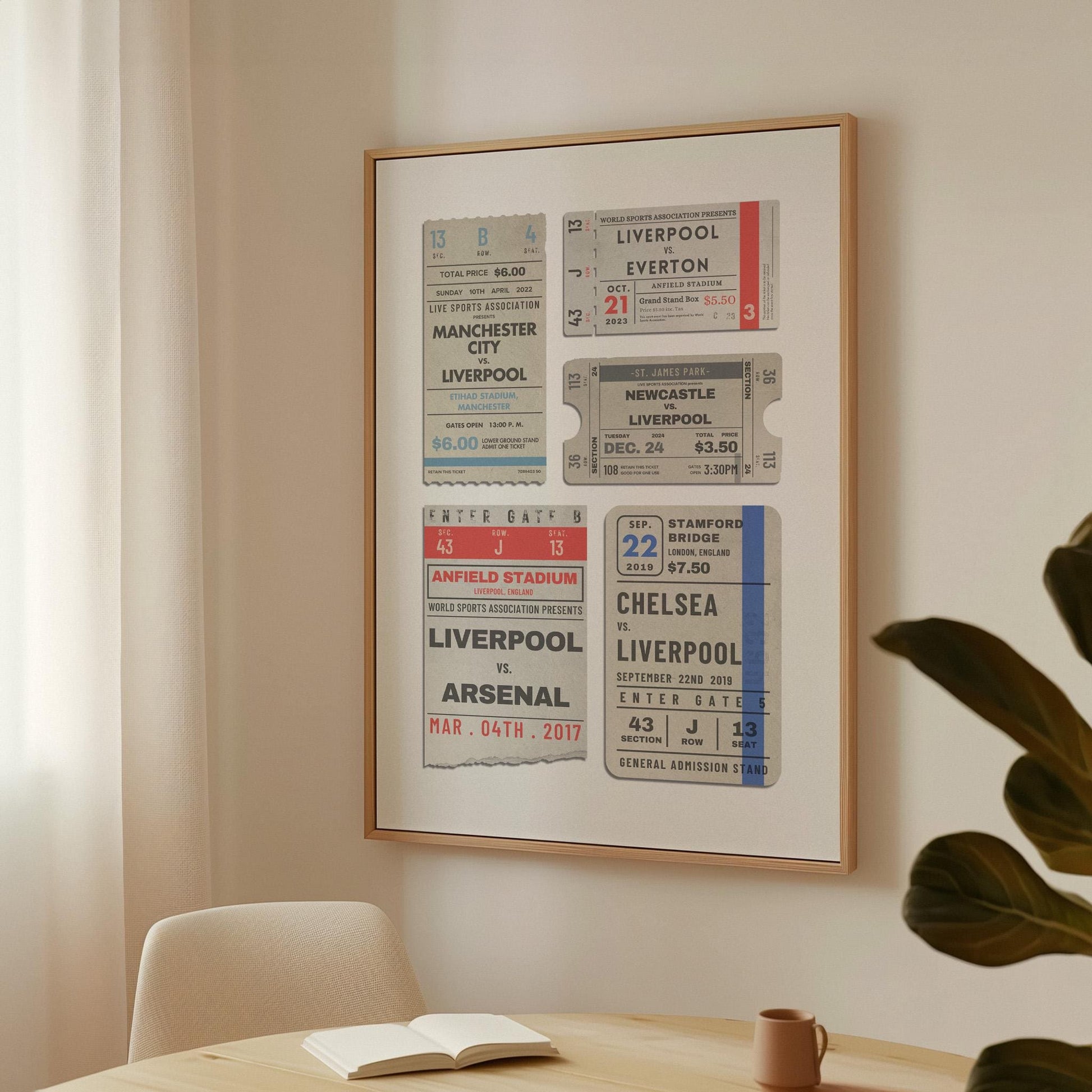 a present idea for fans of tennis, golf, basketball, baseball and more. bespoke nostalgic design.