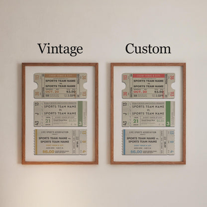 either our vintage minimal colour palette or make your  own custom colour scheme.