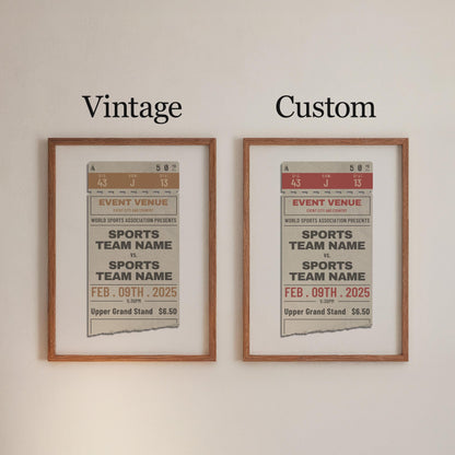 choose between a vintage colour palette or make your own.