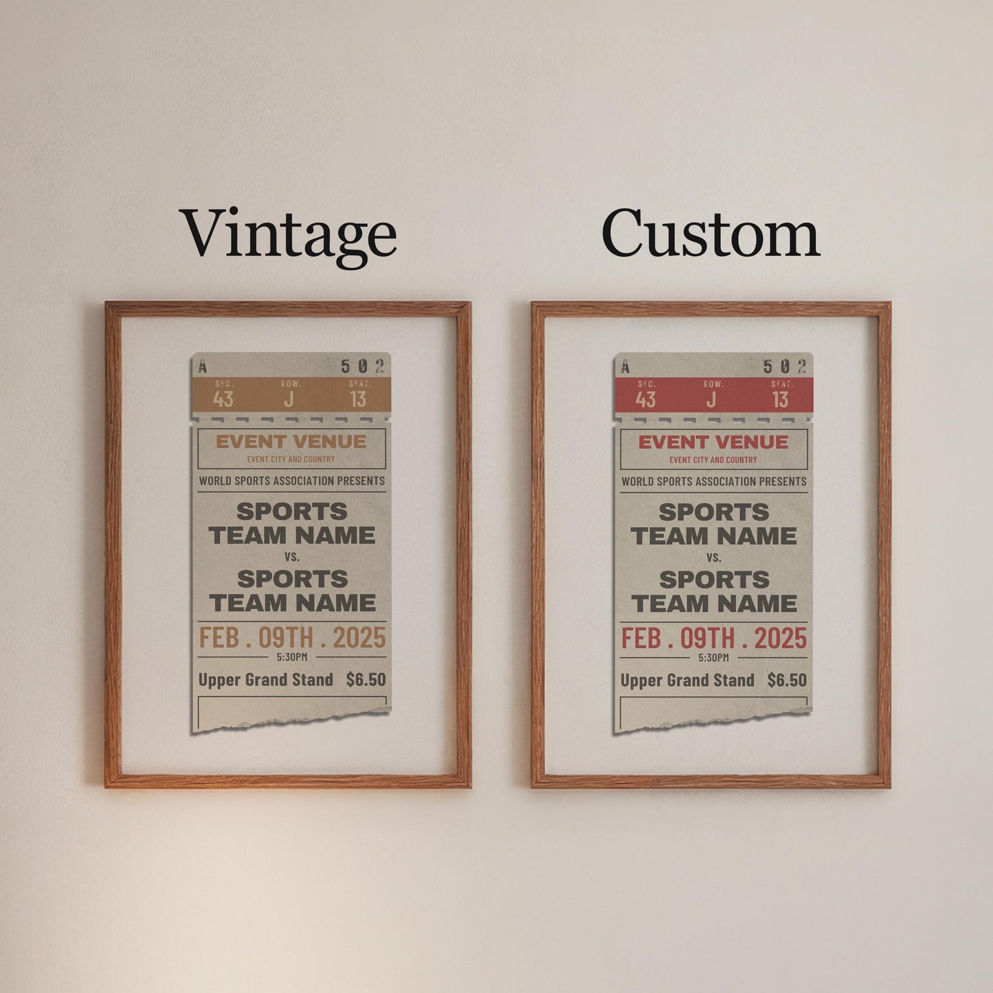pick between our nostalgic retro colour scheme or make your own colourful palette.