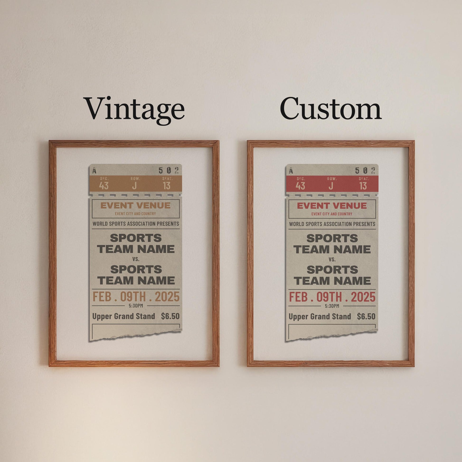 pick between our nostalgic retro colour scheme or make your own colourful palette.
