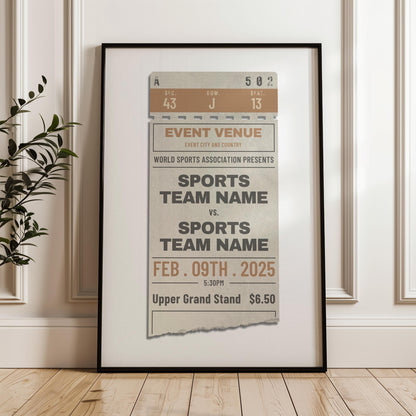 a birthday or anniversary gifting idea for fans of sports and retro charm.