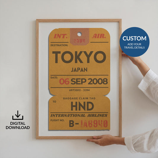 Digital vintage airport traveller art, customizable gift idea flights, holidays, and nostalgic adventurer memories.